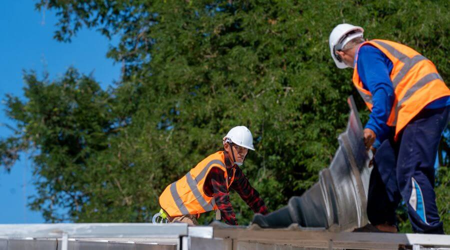 Professional metal roof installation in Hamlin, IA